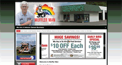 Desktop Screenshot of mufflermanunionlake.com